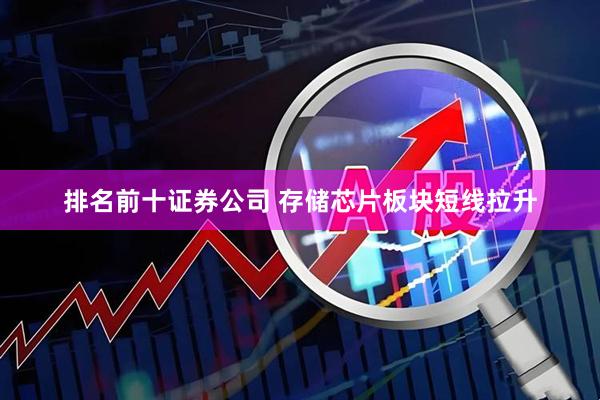 排名前十证券公司 存储芯片板块短线拉升
